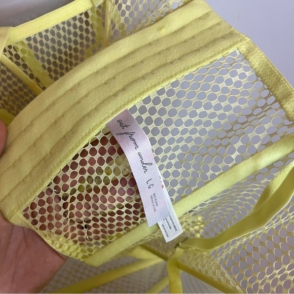 Urban Outfitters Out From Under Modern Love Overdrive Fishnet Corset Sz L NWT - Picture 9 of 15